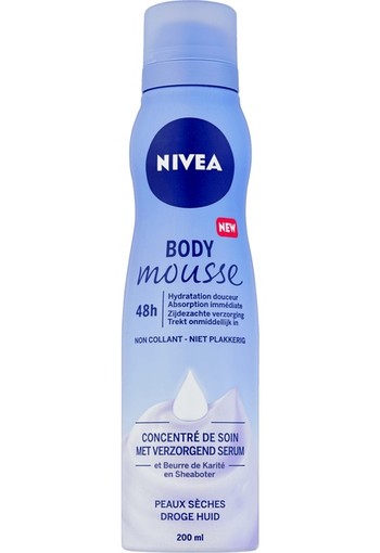 NIVEA Zijdezachte Body Mousse 200 ml