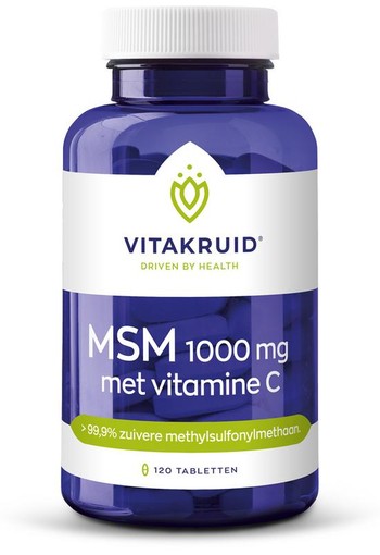 Vitakruid MSM 1000 mg + vitamine C (120 Tabletten)