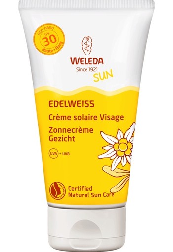 Weleda Sun Edelweiss Zonnecrème Gezicht SPF30 / 50 ml