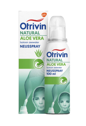 Otrivin Natural Aloe Vera, isotoon zeewater, neusspray 100ml