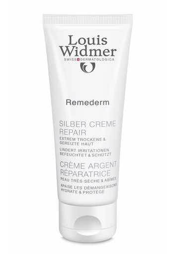 Louis Widmer Remederm Zilver Crème Repair - Zonder Parfum Crème 75 ml