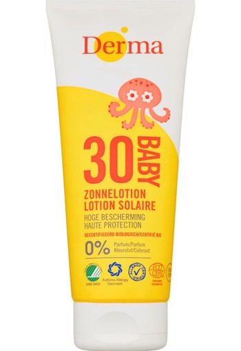 Derma Eco Baby Zonnelotion Hoge Bescherming SPF30 200ml