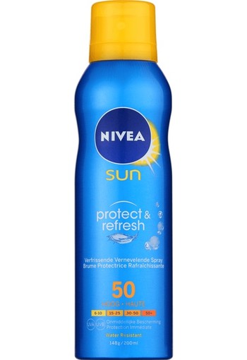 NIVEA SUN Protect & Refresh Vernevelende Zonnespray SPF50 200ml