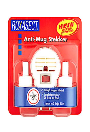 Roxasect Anti-Mug Stekker Twee Navullingen 