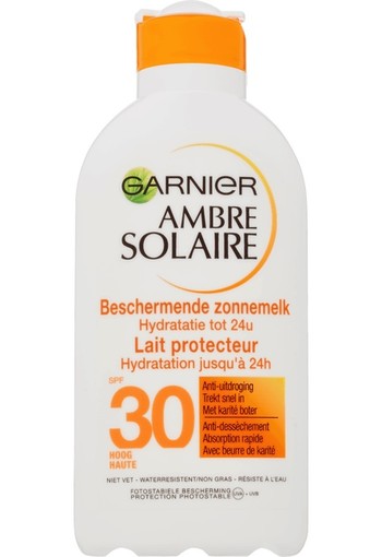 Garnier Ambre Solaire Hydraterende Zonnebrandcrème SPF 30 200 ml