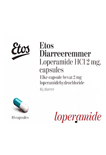 Etos Diar­reer­em­mer 2 mg cap­su­les 10 stuks