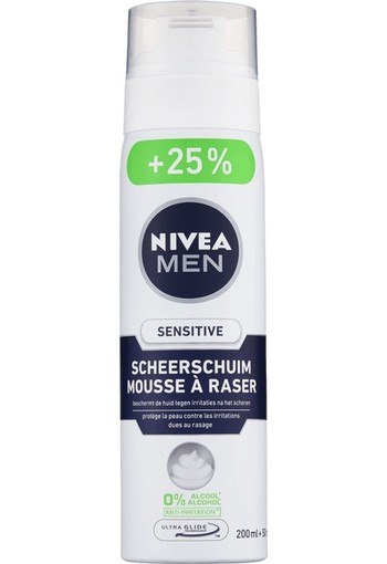 NIVEA MEN Sensitive Scheerschuim 250 ml
