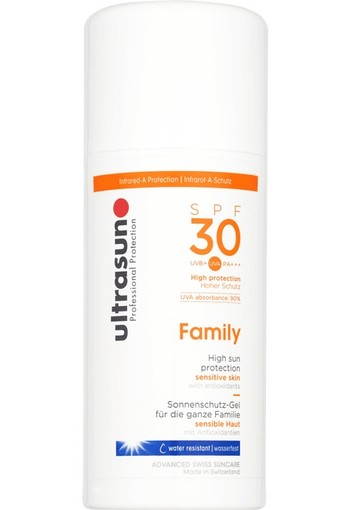 Ultrasun Body Sensitive Skin Family SPF30 100 ml