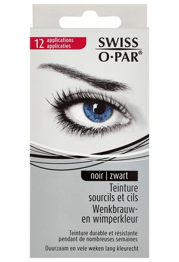 Swiss O-Par Wenkbrauw- & Wimperkleur Zwart