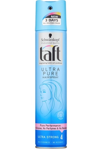 Taft Spray Ultra Pure 250ml