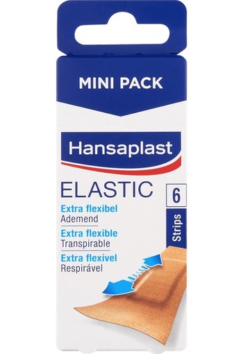 Hansaplast Elastic Extra Flexibele Pleisters 6 stuks