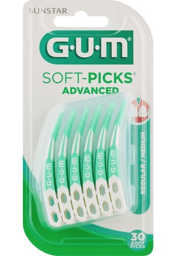 Gum Soft Picks Advanced Regular 30 stuks