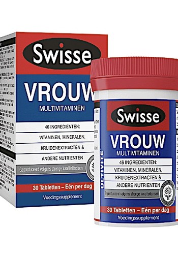 SWISSE ULTIVITE VROUW MULTIVITAMINEN ( 30 STUKS )