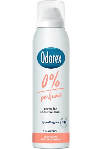 Odorex 0% Perfume Deodorant Spray 150 ml