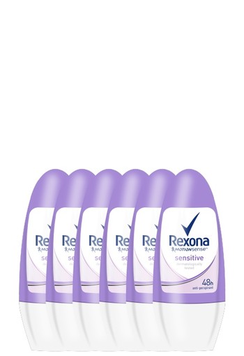 Rexona Sensitive Roll-on Anti-transpirant voor vrouwen 50ml 