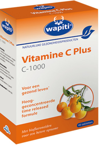 Wapiti Vitamine C plus 1000 mg (45 Tabletten)