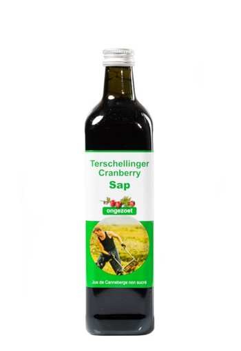Terschellinger Cranberrysap puur ongezoet (750 Milliliter)