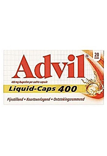 Advil Liquid Caps 400 20ca