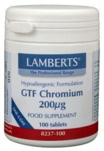 Lamberts GTF chroom 200 mcg (100 Tabletten)