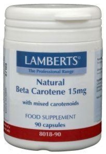 Lamberts Vitamine A 15 mg natuurlijke (beta caroteen) (90 Capsules)