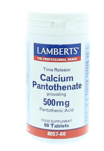 Lamberts Vitamine B5 (calcium pantothenaat) time release (60 Tabletten)