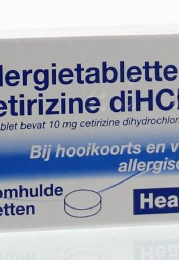 Healthypharm Cetirizine 10 mg (10 Tabletten)