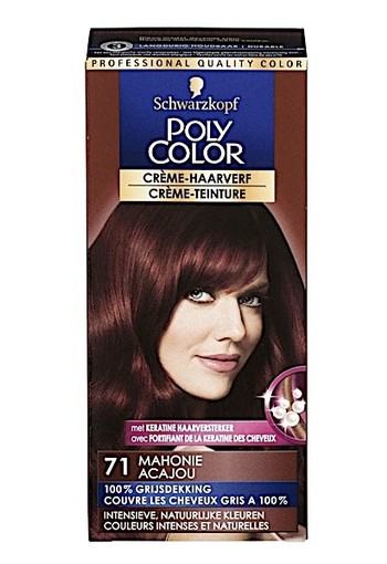 Schwarzkopf Poly Color 71 Mahonie Crème Haarverf