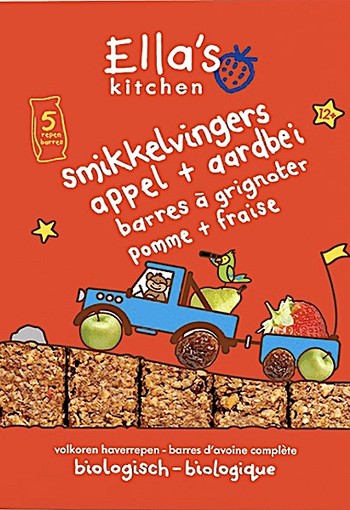 Ella's kitchen Smikkelvingers appel + aardbei