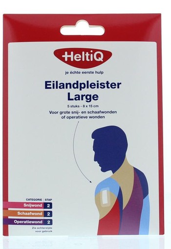 Heltiq Eilandpleisters 8 x 15 cm (5 Stuks)