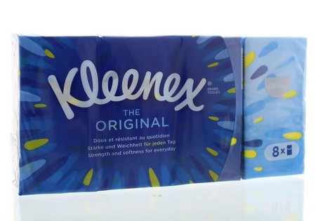 Kleenex Original zakdoekjes pakjes van 9 (8 Stuks)