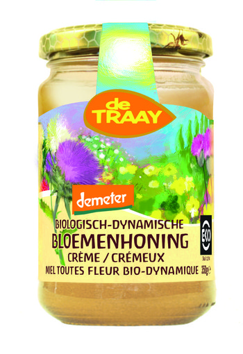 Traay Bloemenhoning bio-dynamisch vh zomerhoning (350 gram)