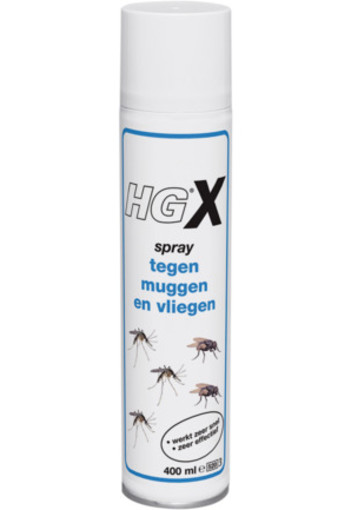 Hg X Muggen/vliegen Spray 400 ml