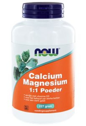 NOW Calcium & magnesium 1:1 (227 Gram)