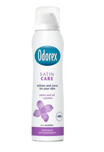 Odorex Body heat responsive spray satin care (150 Milliliter)