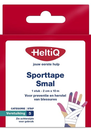Heltiq Sporttape smal 2 cm x 10 m (1 Stuks)