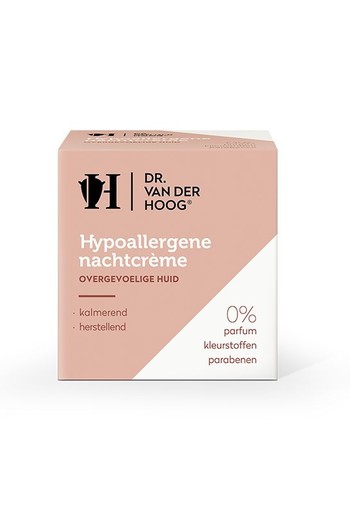 Dr vd Hoog Nachtcreme hypo allergeen (50 Milliliter)