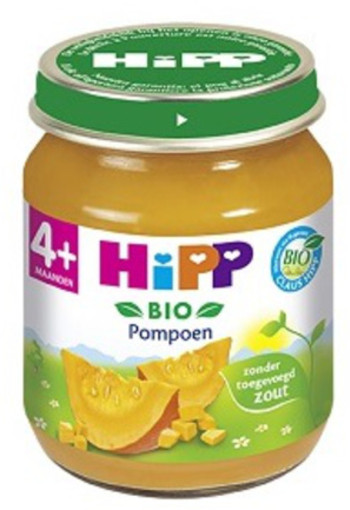 Hipp Pompoen Bio 4 Maand 125g