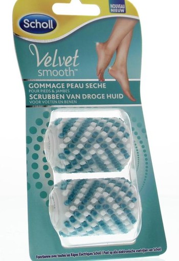 Scholl Velvet smooth peeling brushes (2 Stuks)
