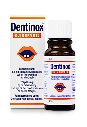 Vemedia Dentinox Suikervrij 9ml/ 