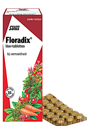 Salus Floradix - 84 tabletten - Voedingssupplementen