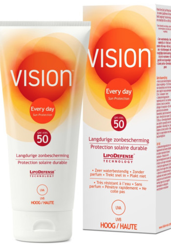 Vision Zonnebrand Every Day Sun Protection SPF 50 200ml