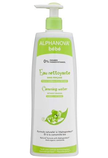 Alphanova Baby Cleansing water organic chamomile (500 Milliliter)