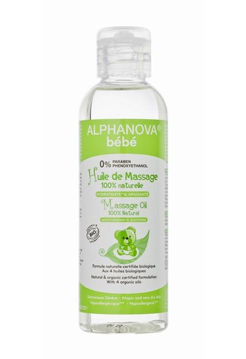 Alphanova Baby Organic massage olie (100 Milliliter)