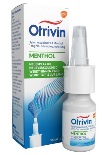 Otrivin Menthol spray 12 jaar (10 Milliliter)