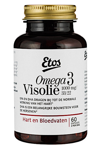 Etos Vi­so­lie Ome­ga 3 - 60 stuks
