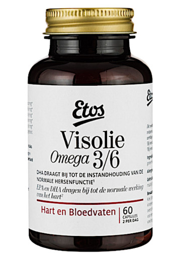 Etos Vi­so­lie Ome­ga 3-6 met teu­nis­bloem­olie 60 stuks