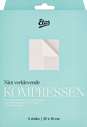 Etos Kom­pres niet-kle­vend 10 x 10 cm