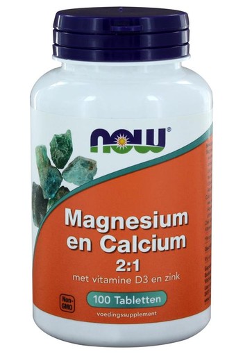 NOW Magnesium & calcium 2:1 (100 Tabletten)