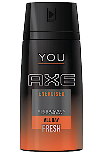 Axe De­o­do­rant spray you ener­gi­sed 150 ml