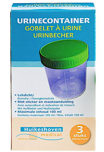 Hui­kes­ho­ven Me­di­cal uri­ne­con­tai­ner 3 stuks